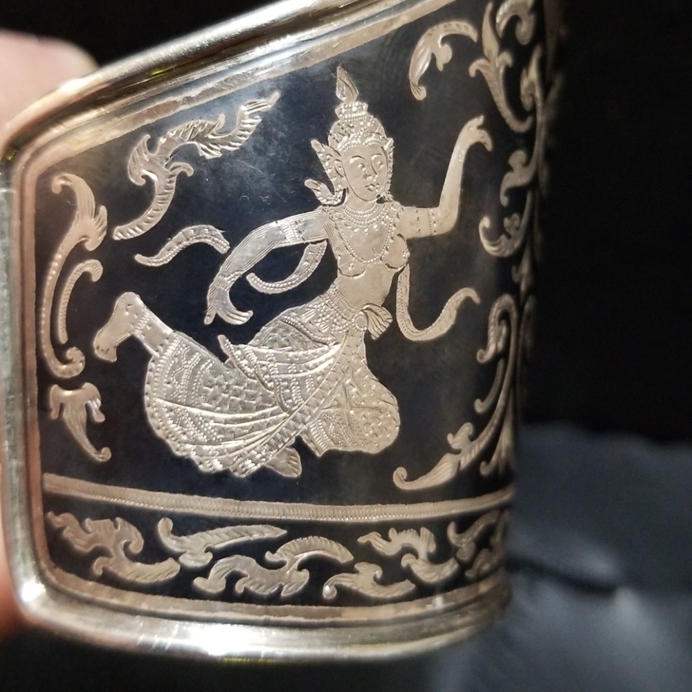 Vintage H.Sena Cuff Bracelet.